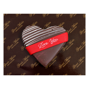 “Love You” Heart Shaped Dark Chocolate 130g