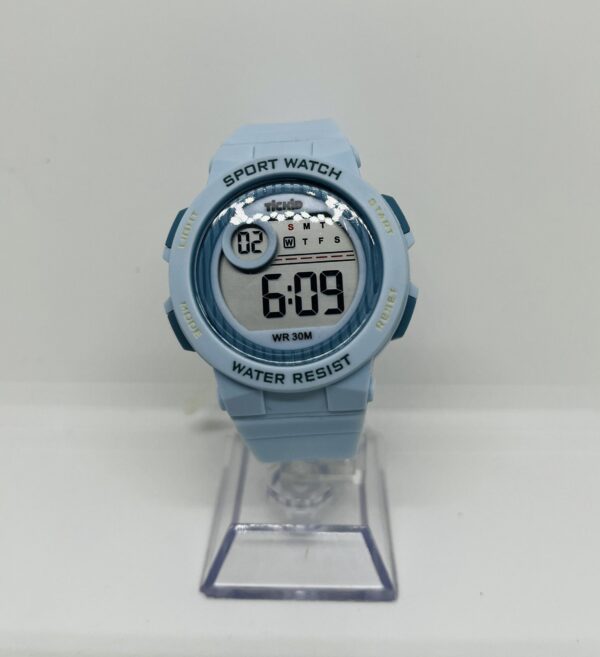 Tickid LCD Sport Watch Time Displaying Watch for Kids