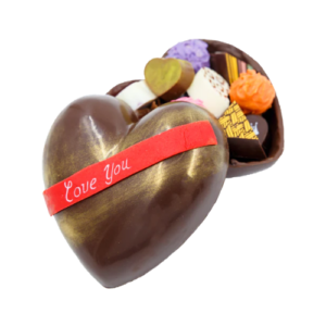 Sweetie 16 Pieces Chocolate in an Edible Heart Shaped Chocolate Box