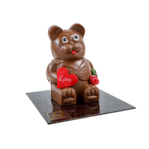 Love Struck Teddy Bear, Milk Chocolate 300g