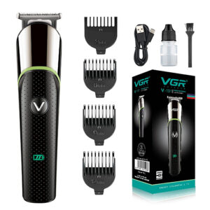 VGR V-191 Professional Rechargeable Cordless Beard Hair Trimmer Kit with Guide