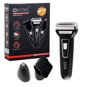 Geemy GM-573 3 In1 Rechargeable Multi Function Shaver And Trimmer Professional Hair Clipper