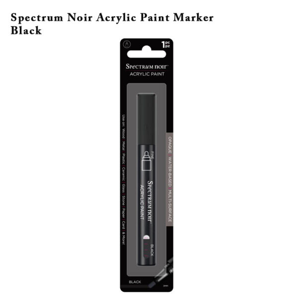 Spectrum Noir Acrylic Paint Marker Black