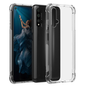 Full Cover Soft Silicone Transparent Bumper Shockproof Phone Case For Huawei Y7p Clear Silicone TPU Front