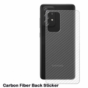 Carbon Fibre Back Sticker for Samsung Galaxy A72