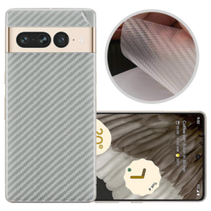 Carbon Fibre Back Sticker for Google Pixel 6 / 6a / 6 Pro / 7 / 7 Pro