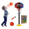 Children's Toys Adjustable Basketball Hoop with Basketball Pump Outdoor - Image 2