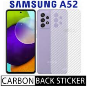 Carbon Fiber Back Sticker for Samsung Galaxy A52 4G