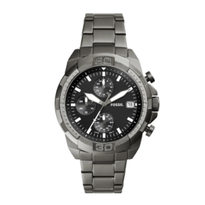 Fossil Bronson Chronograph Smoke Stainless Steel Watch