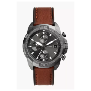 Fossil Bronson Chronograph Brown LiteHide™ Leather Watch