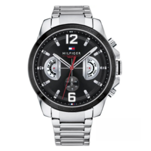 Tommy Hilfiger Men’s Quartz Stainless Steel Black Dial Watch