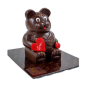 Love Struck Teddy Bear (Dark Chocolate) 300g