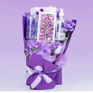 An image of a Purple themed gift set