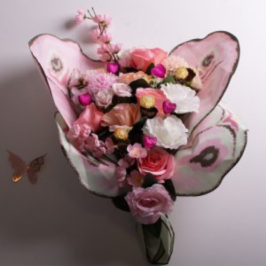 Pastal Butterfly Chocolate Bouquet