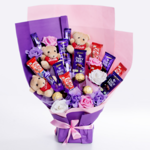 Purple Fusion Chocolate Bouquet