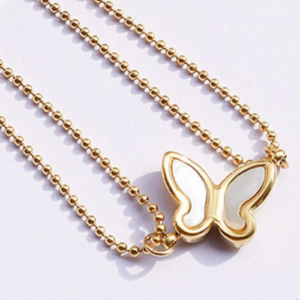 Butterfly Double Layer Anklet