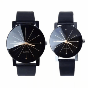 Luxury Black Quartz Ladies Watch