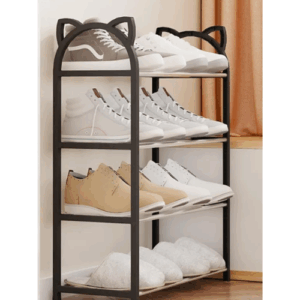 4 Tiers Shoe Rack Practical Shoe Cabinet for Home