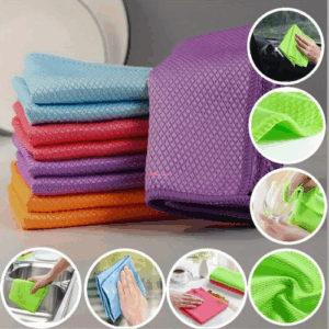 Waffle Microfiber Drying Cloths 60x40cm (3pcs)