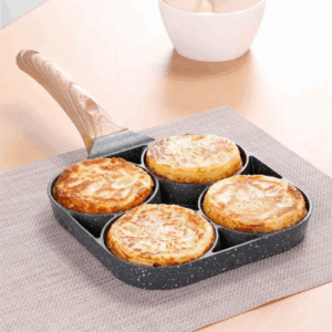 4-Hole Non-Stick Omelet & Pancake Frying Pan